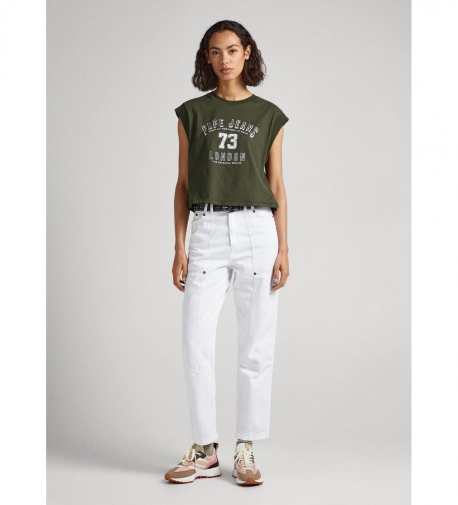 Camiseta verde âmbar da Pepe Jeans