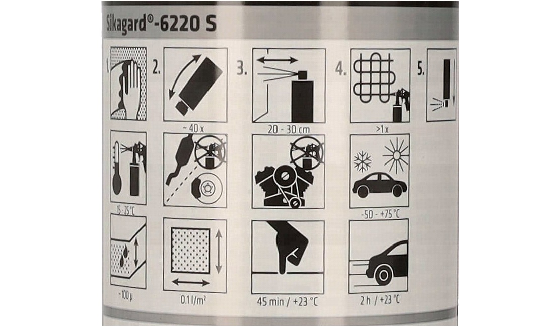 SikaGard-6220 S ravgul 500ml spraydåse