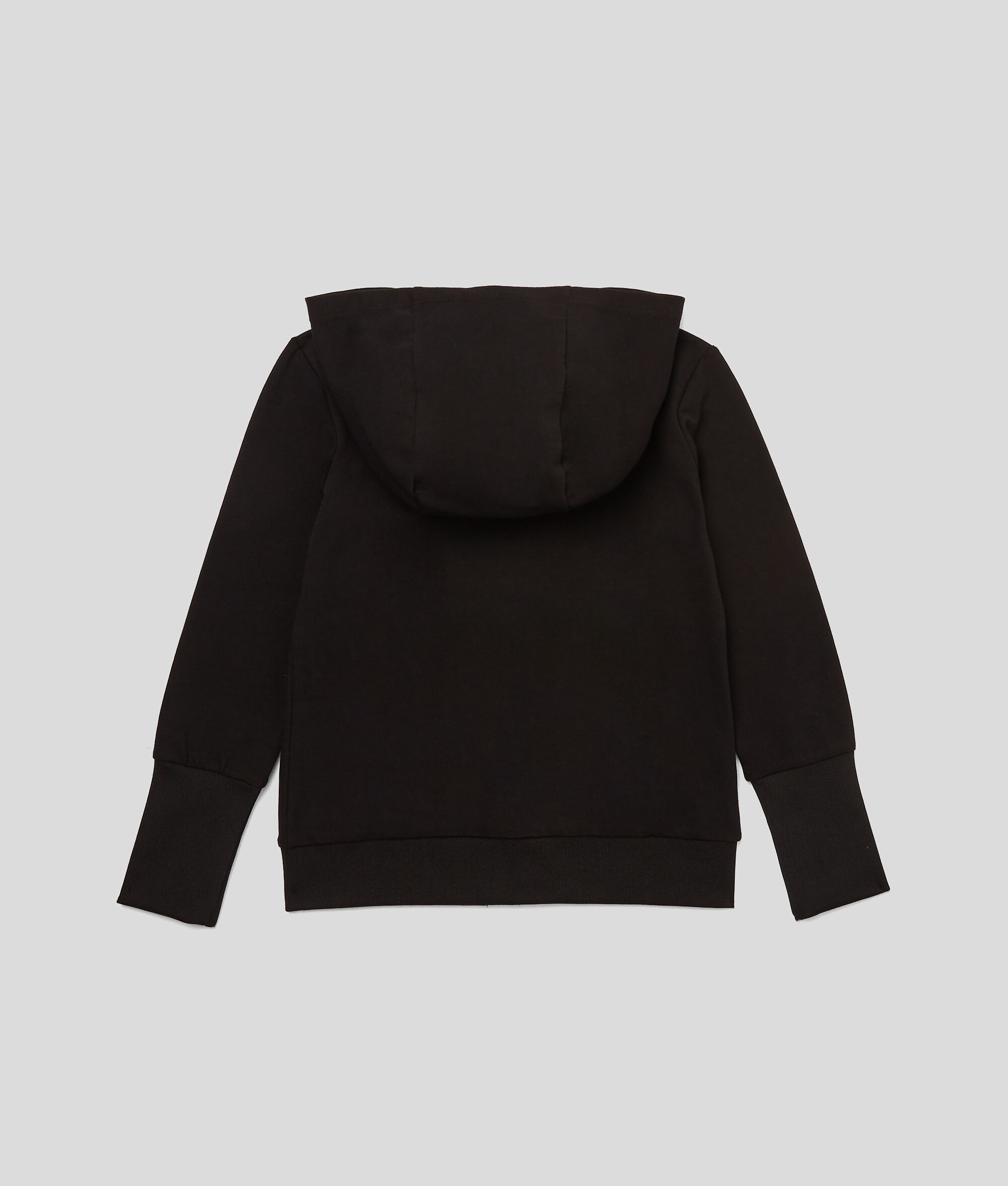 Sweat à capuche zippé à logo vertical pour fille