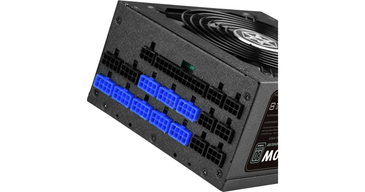 SilverStoneSST-ST1500-TI v2.0 modulaire 1500 watt voeding   (Zwart, 8x PCIe)