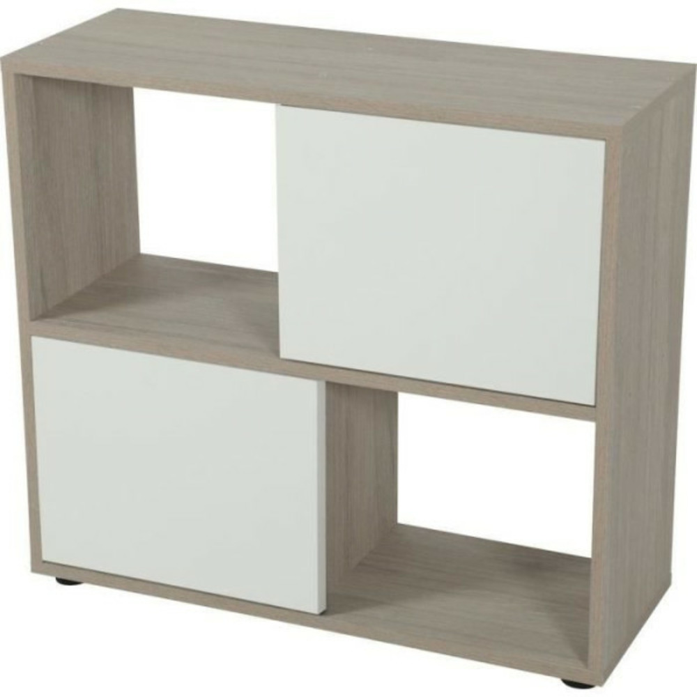 Meuble pour aquarium iseo trend 100 cm - blanc - - a poser au sol - mélaminé - bois
