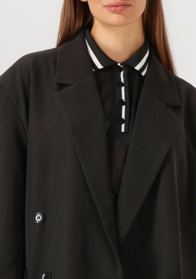 zwarte alix the label blazer ladies woven double breasted blazer