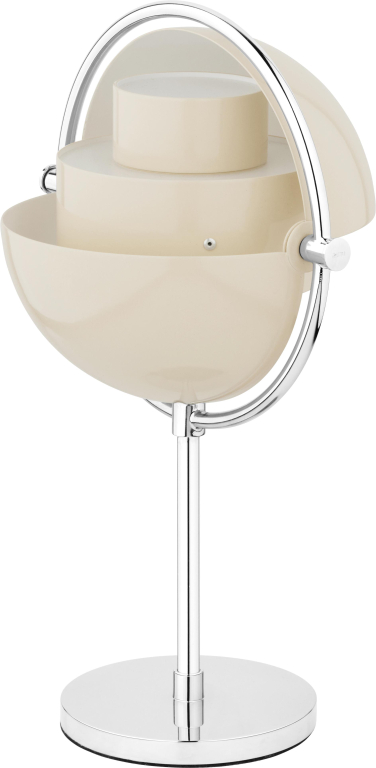 Gubi Multi-Lite tafellamp oplaadbaar brass shiny