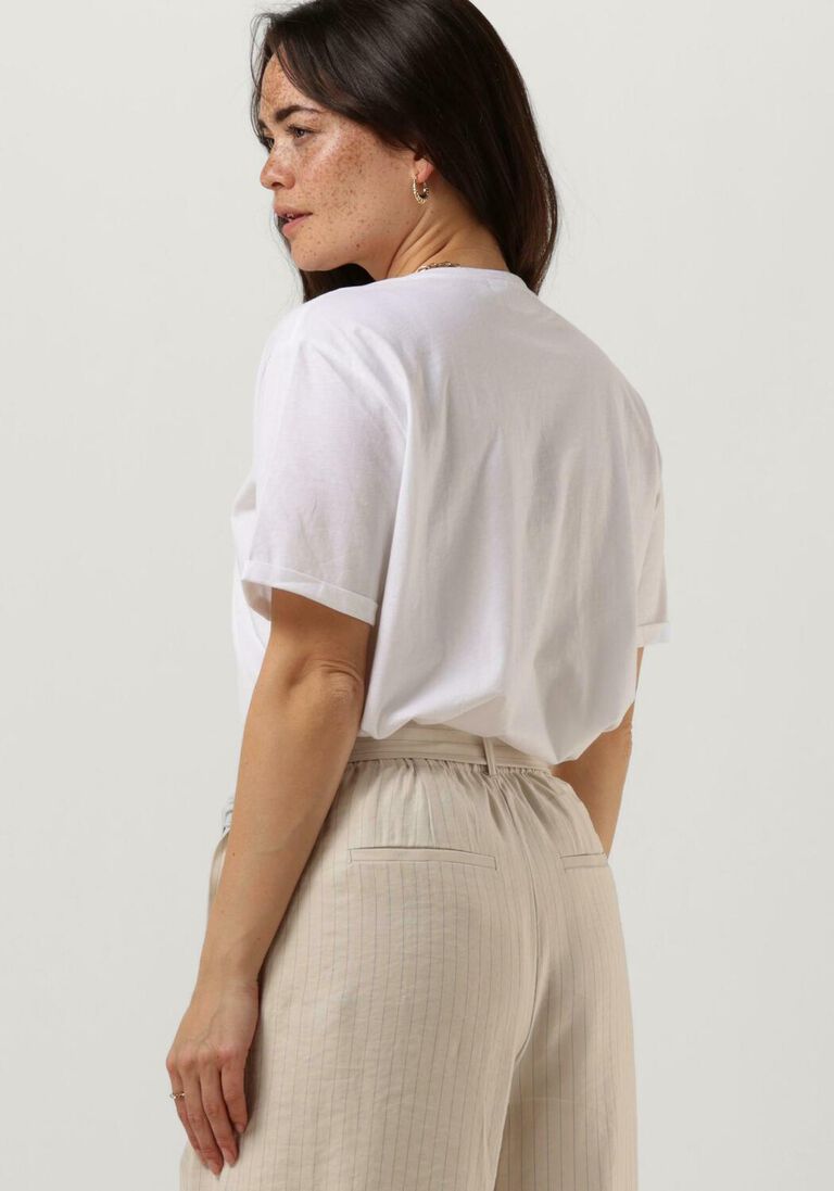 MSCH COPENHAGEN witte msch copenhagen t-shirt terina organic small logo tee