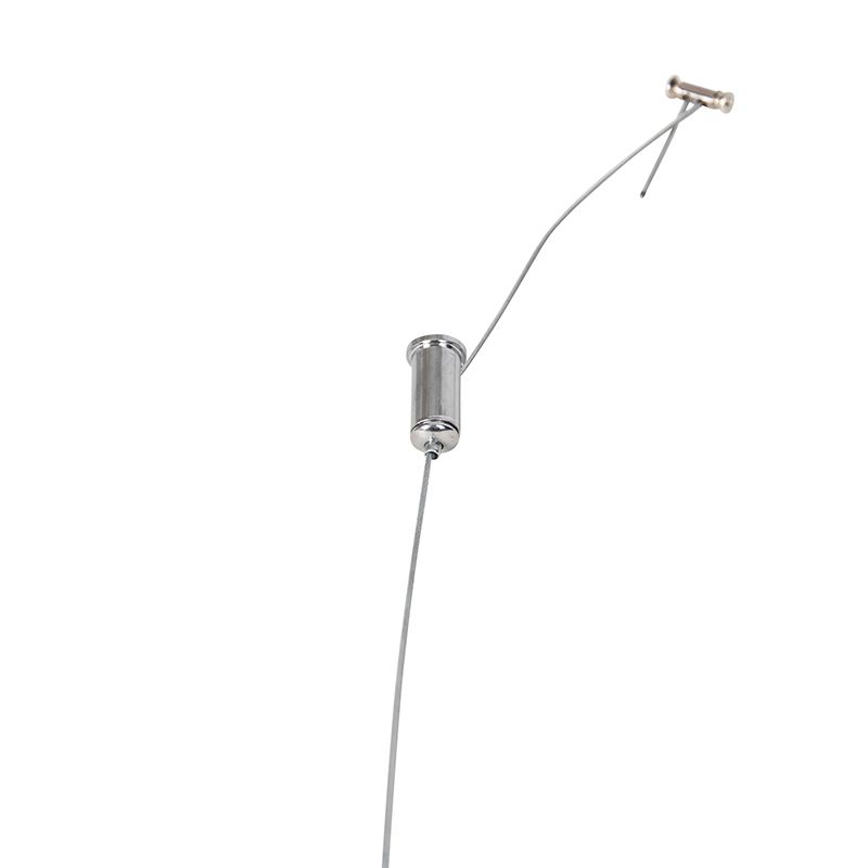 Modern hangend railsysteem met 5 spots zwart 1-fase  - Iconic Jeana