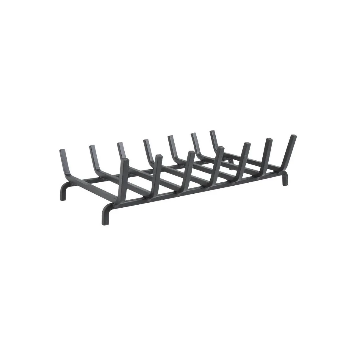 Aubry Gaspard Grille porte bûches Noir