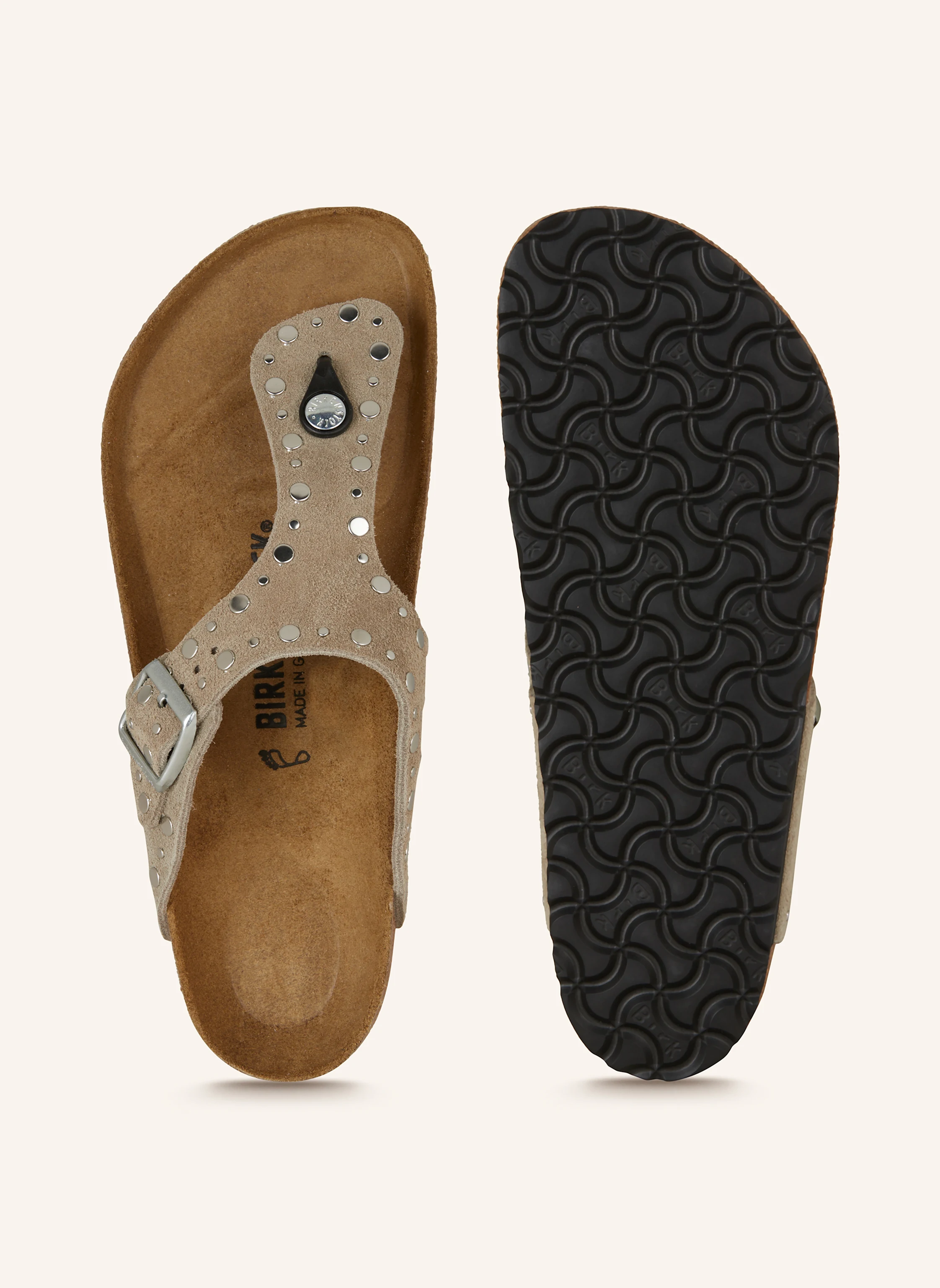 BIRKENSTOCK Zehentrenner GIZEH RIVET LEVE