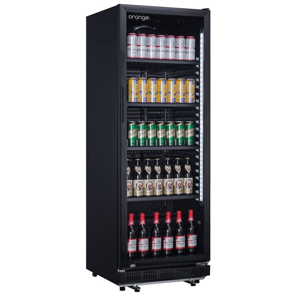 orange Getränkekühlschrank 360L