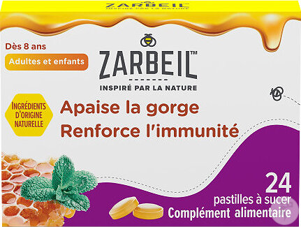 Zarbeil Pastilles Gorge Et Immunité 24 Pièces
