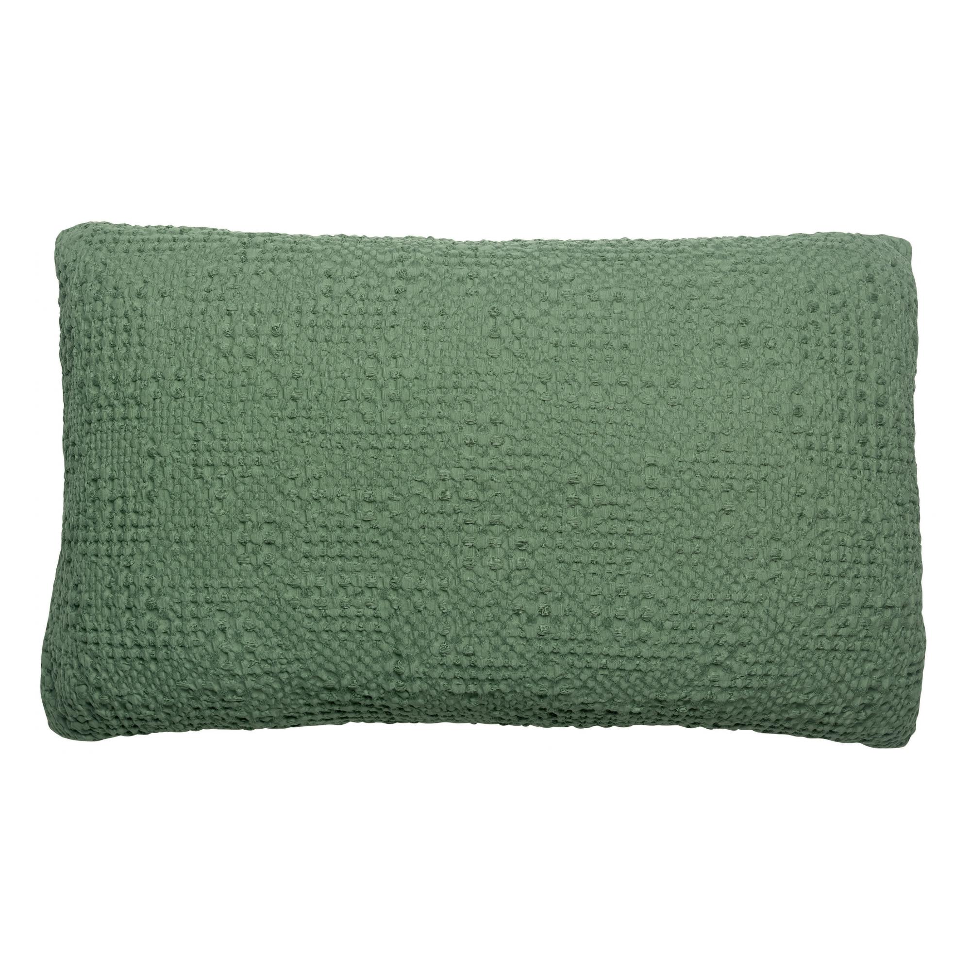 Coussin stonewashed tana amande 40 x 65 cm
