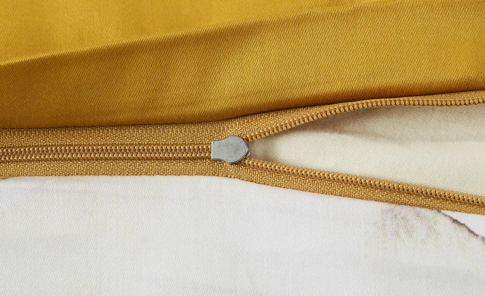 indigo Mako-Satin Wendebettwäsche Geometric