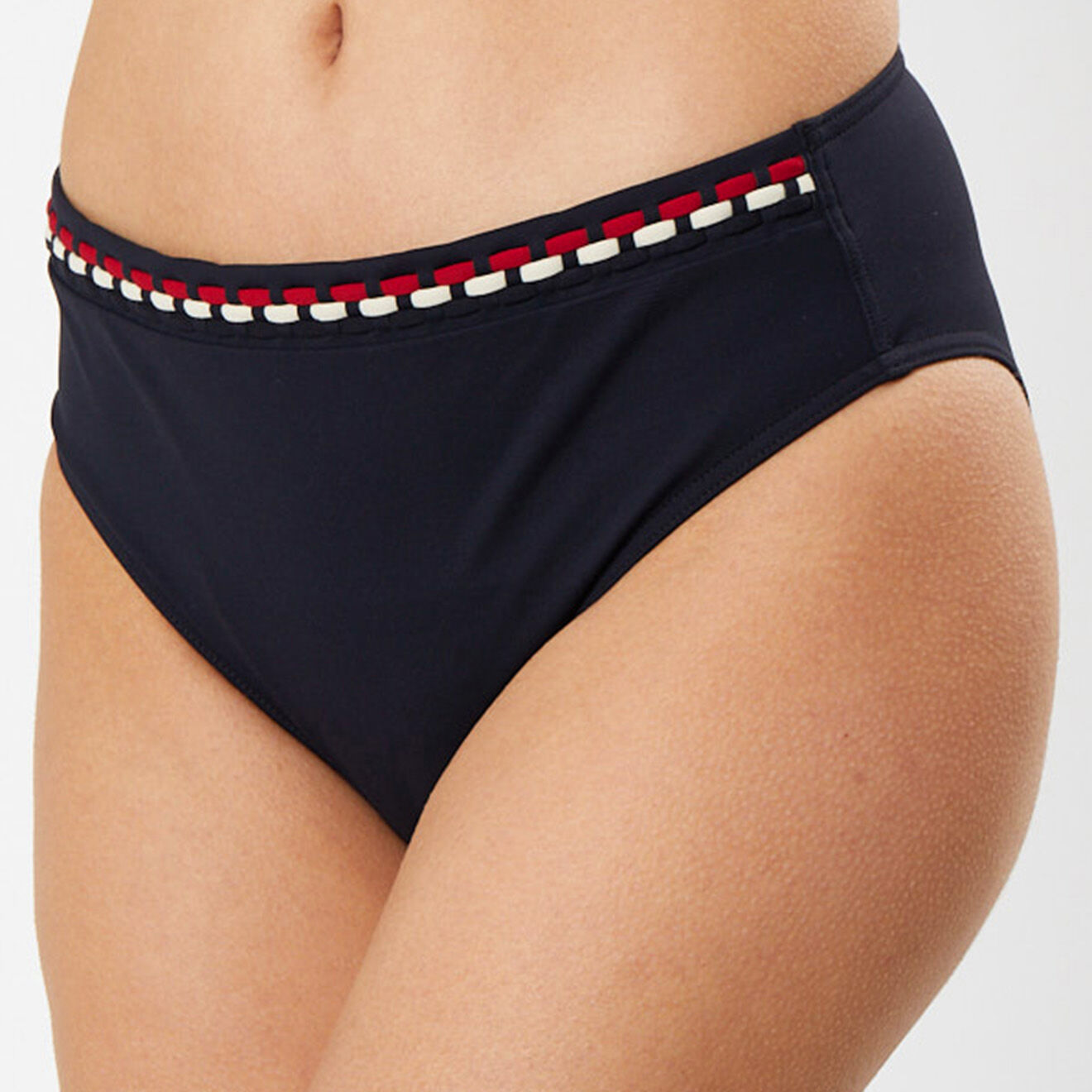Iodus Bas de maillot de bain taille haute Usoa noir