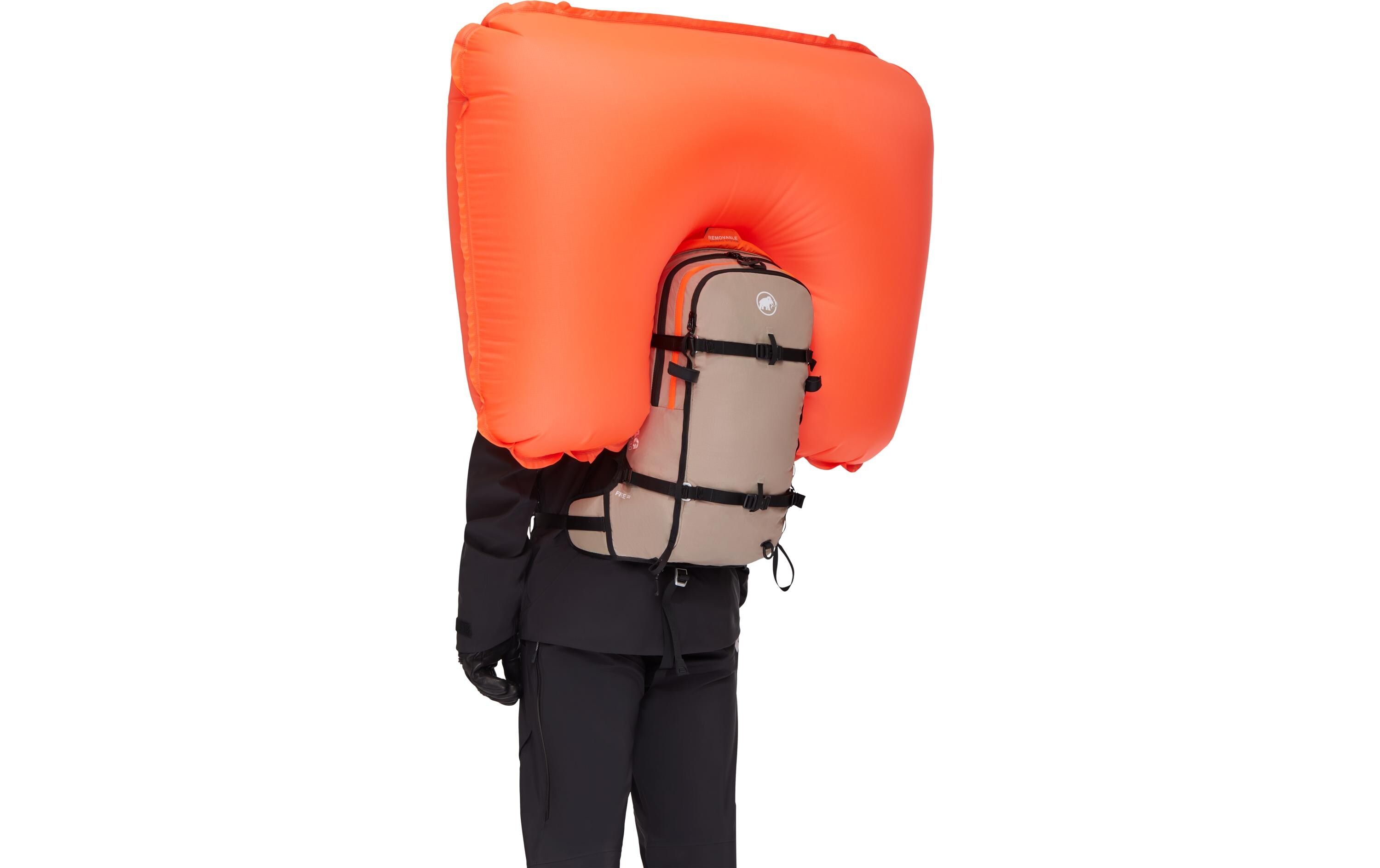 Rucksack Free 22 Removable Airbag 3.0 Beige<br>Wintersport Rucksack