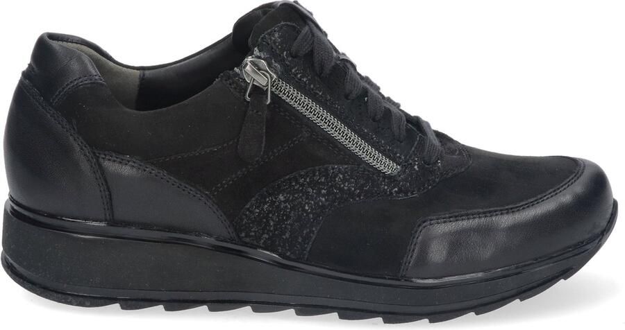 Durea 6279~K~~~~~~~~~~~~~~~~~~~~~~~~ Lage sneakersDames sneakers Zwart