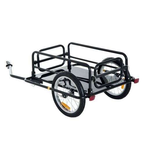 Reboque de carga para bicicletas PawHut
