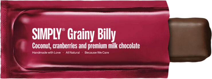 Simply Chocolate GRAINY BILLY chokoladebar