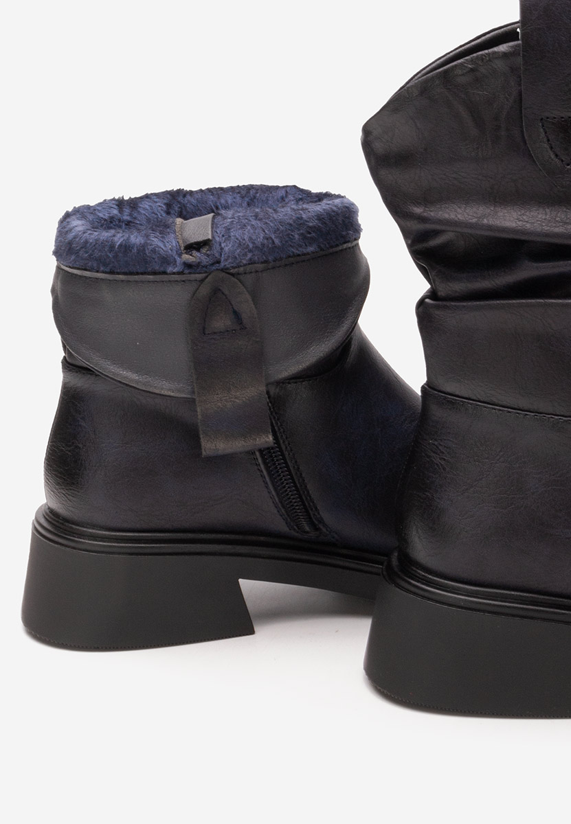 Bottines hautes femme bleus Eufemia