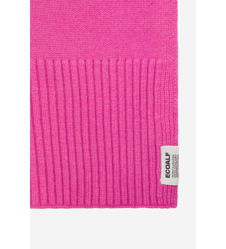 Cachecol de lã reciclada ECOALF rosa