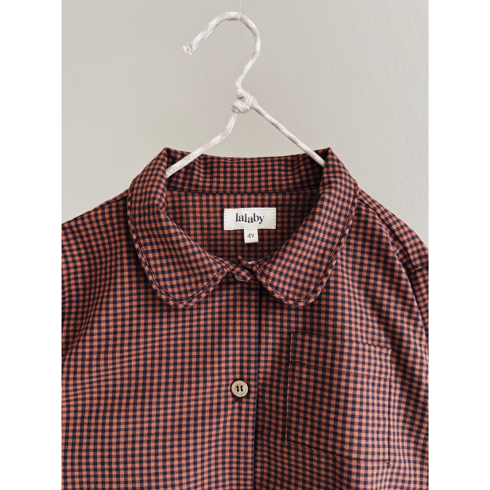 Køb Lalaby Indigo Check Classic Pyjamas