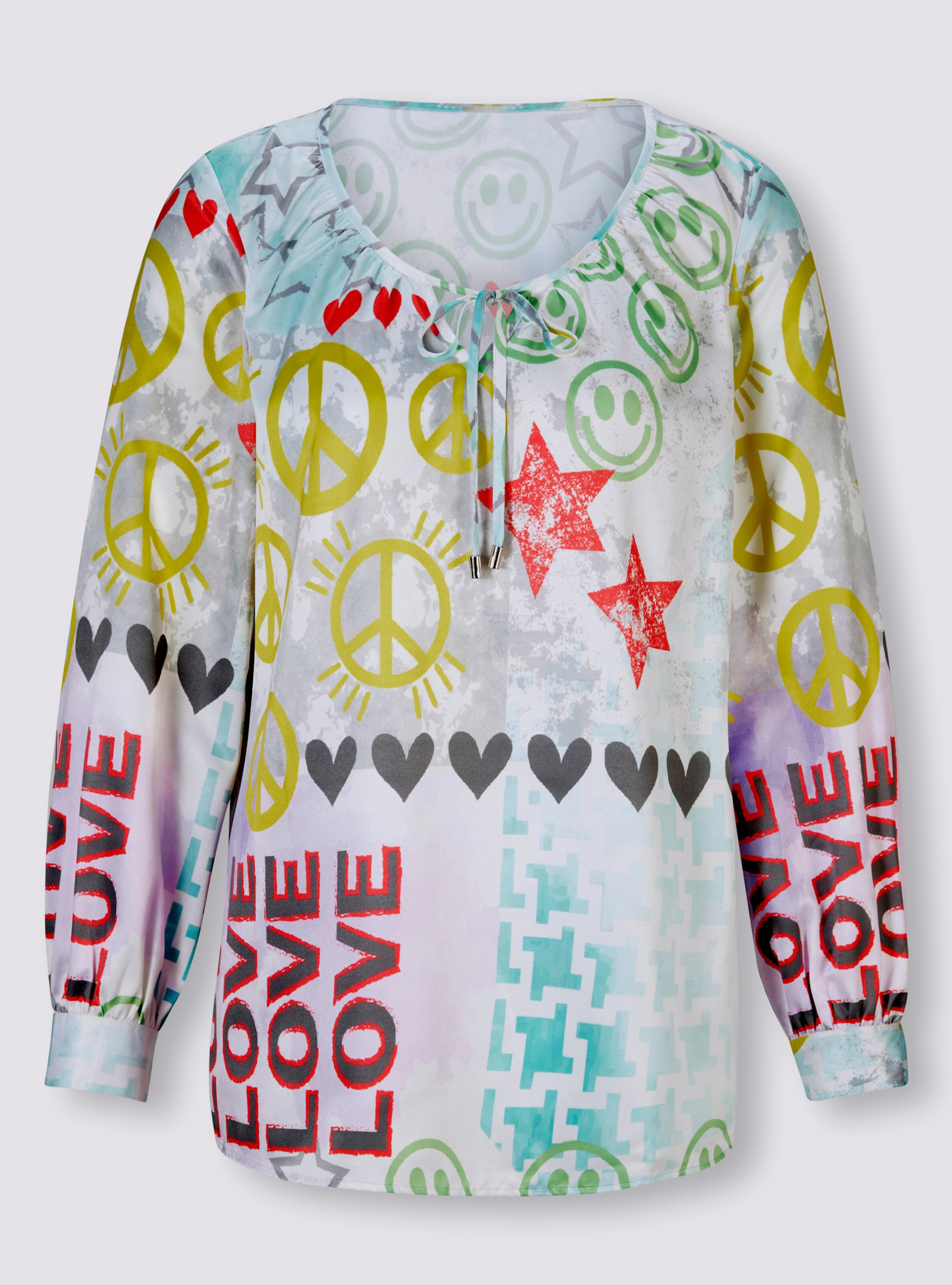 Druckbluse