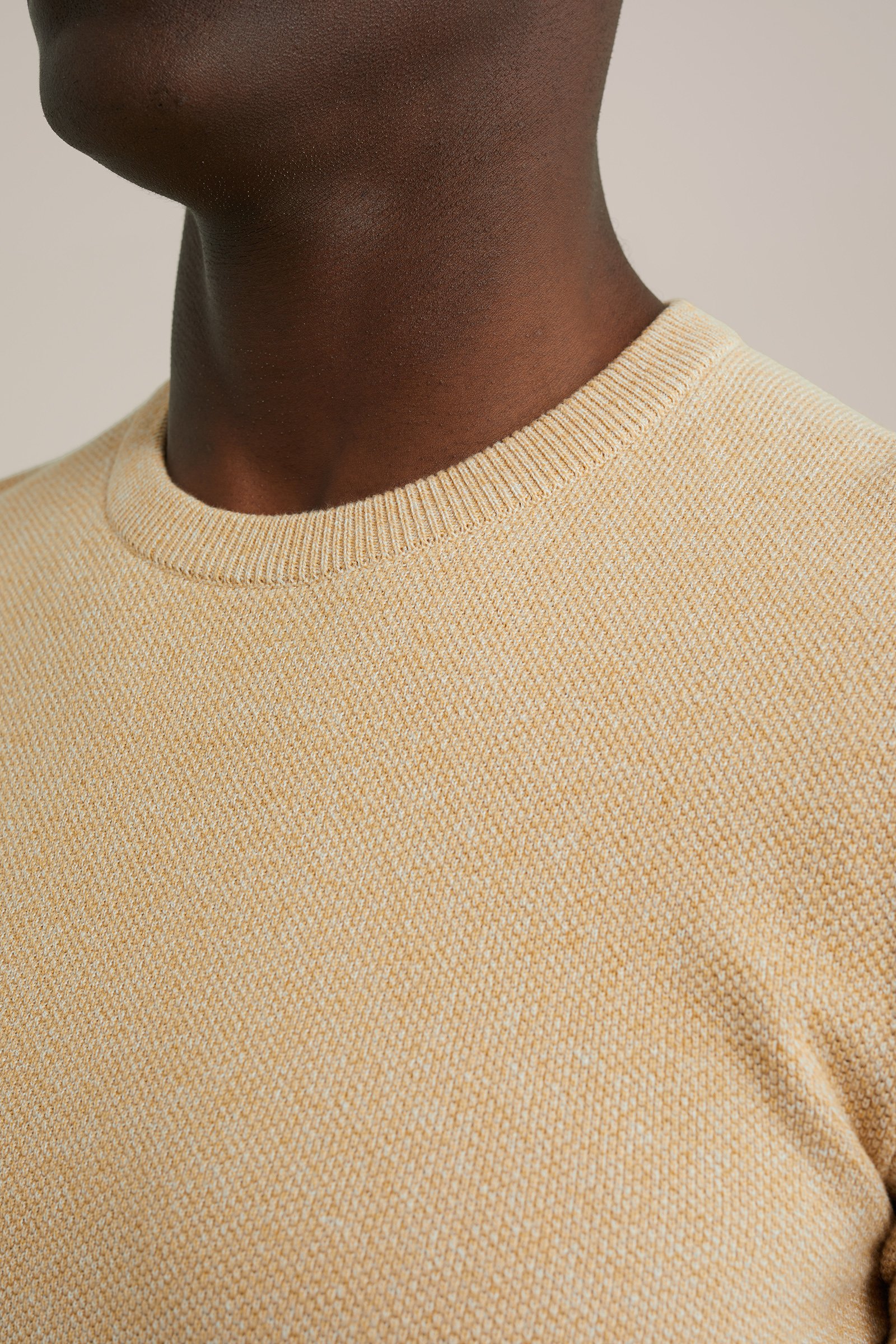 trui met structuur WE Fashion Ecru