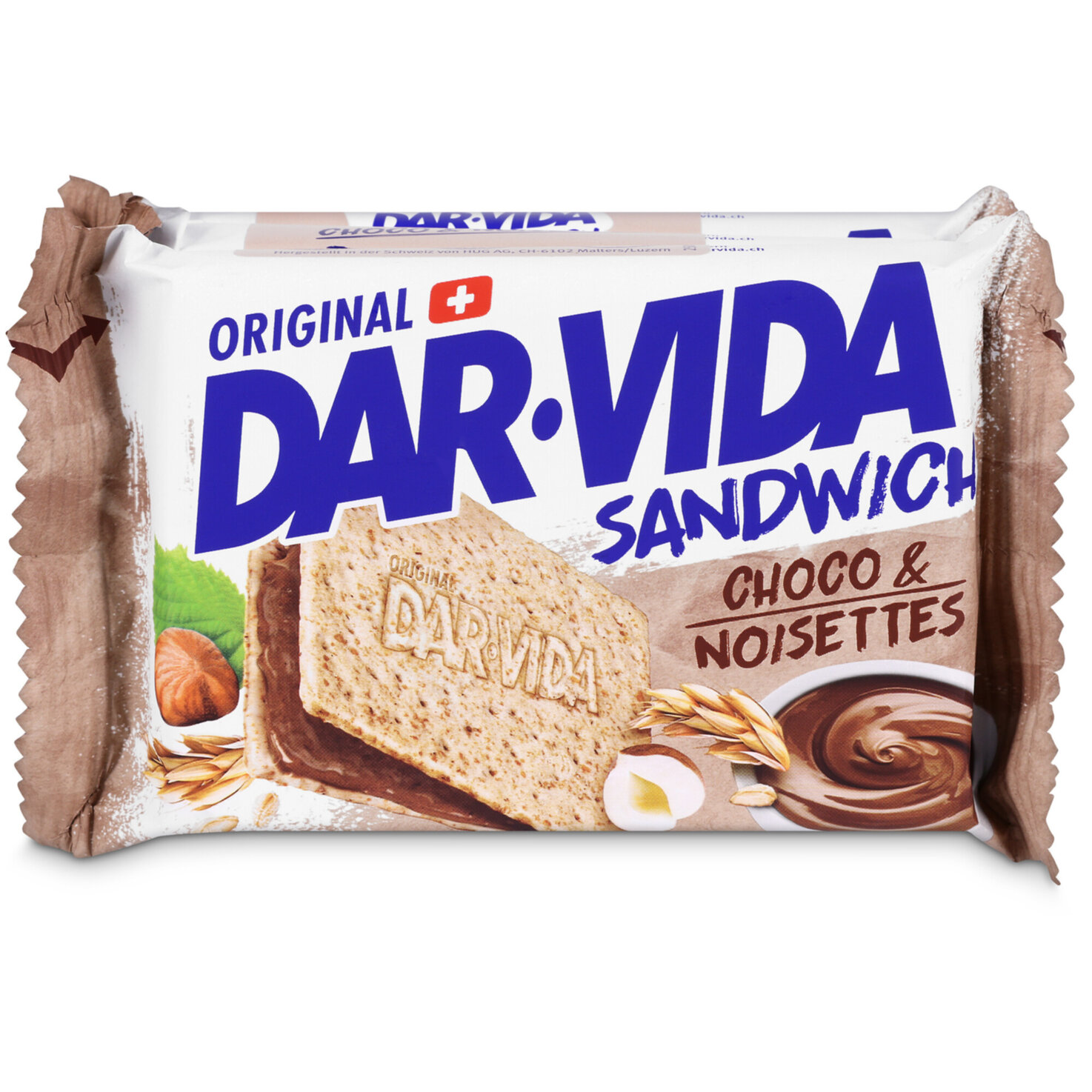 Dar-Vida Sandwich Choco & Noisettes 3 Portionen