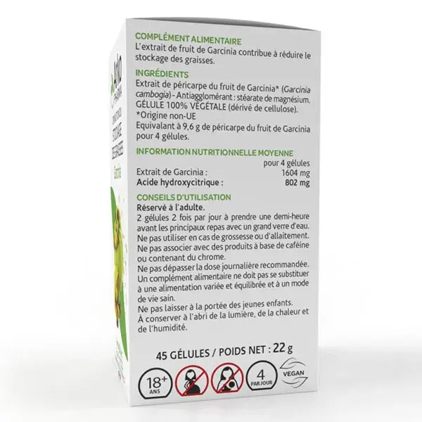 Arkopharma Arkogélules Garcinia 45 cápsulas