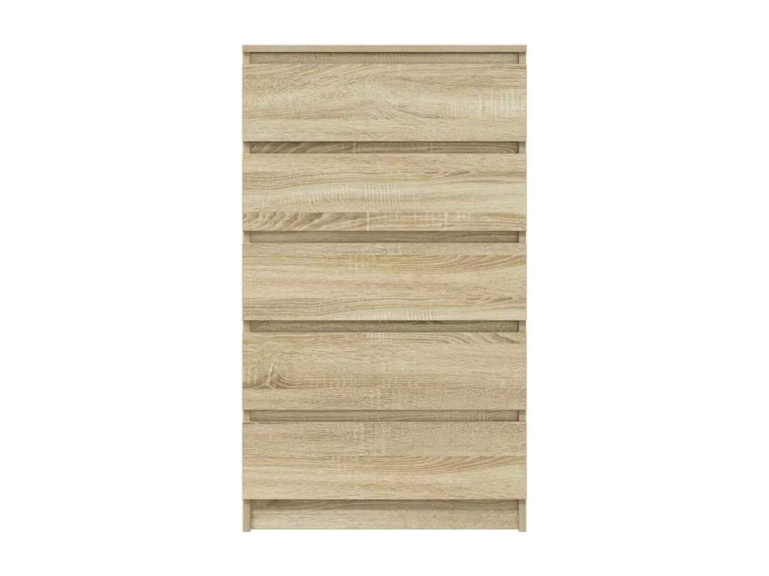 Commode Chêne sonoma 60x36x103 cm Bois d'ingénierie