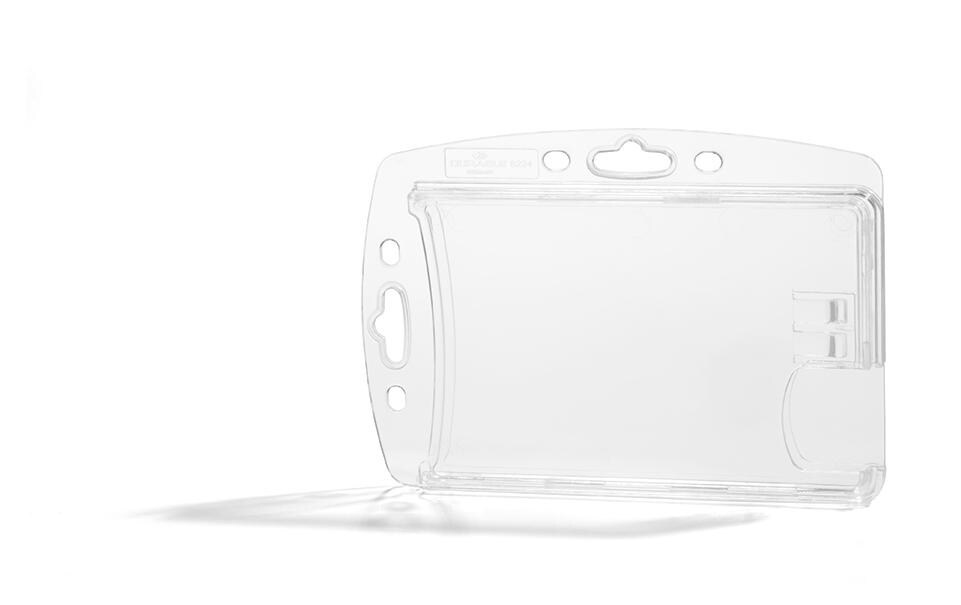 Ausweishalter Transparent, 10 StückDoppelbox für Betriebsausweise