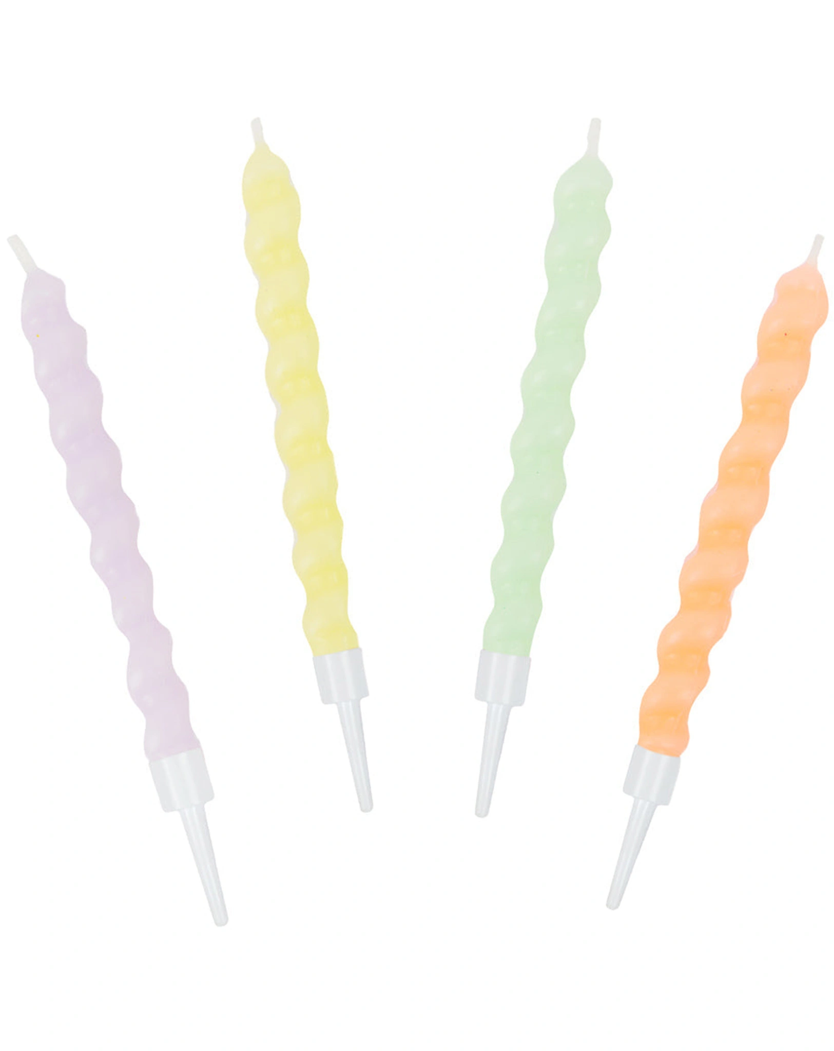 Kuchenkerzen PASTEL TWIRL 8er Pack