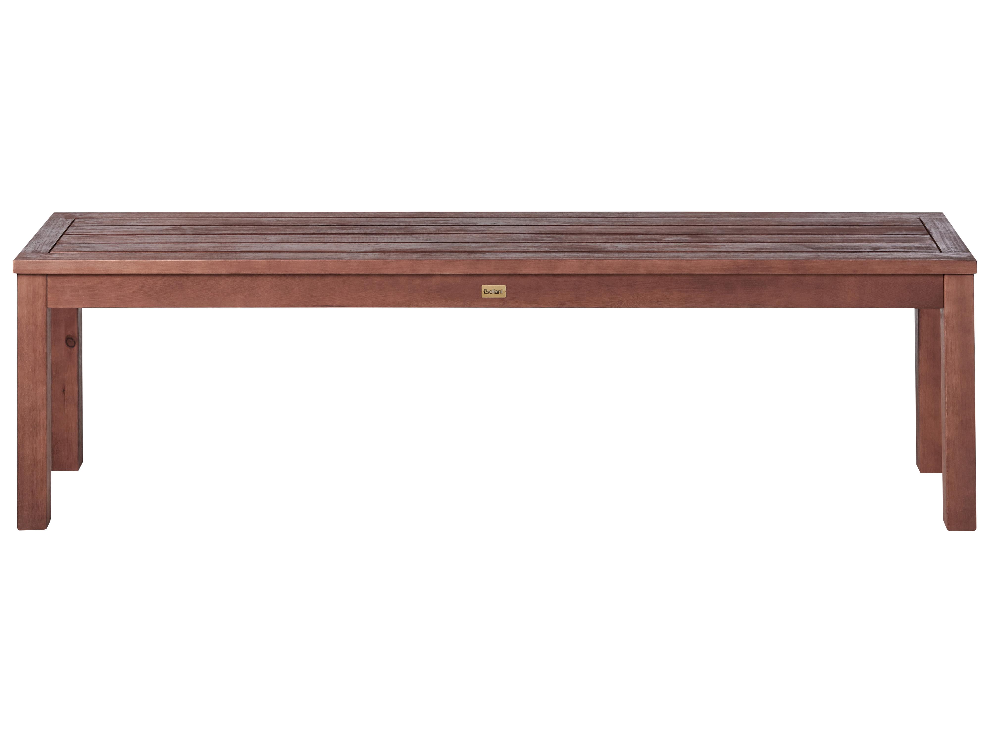 Tuinset met banken 6-zits TUSCANIA Eucalyptushout Donkerbruin