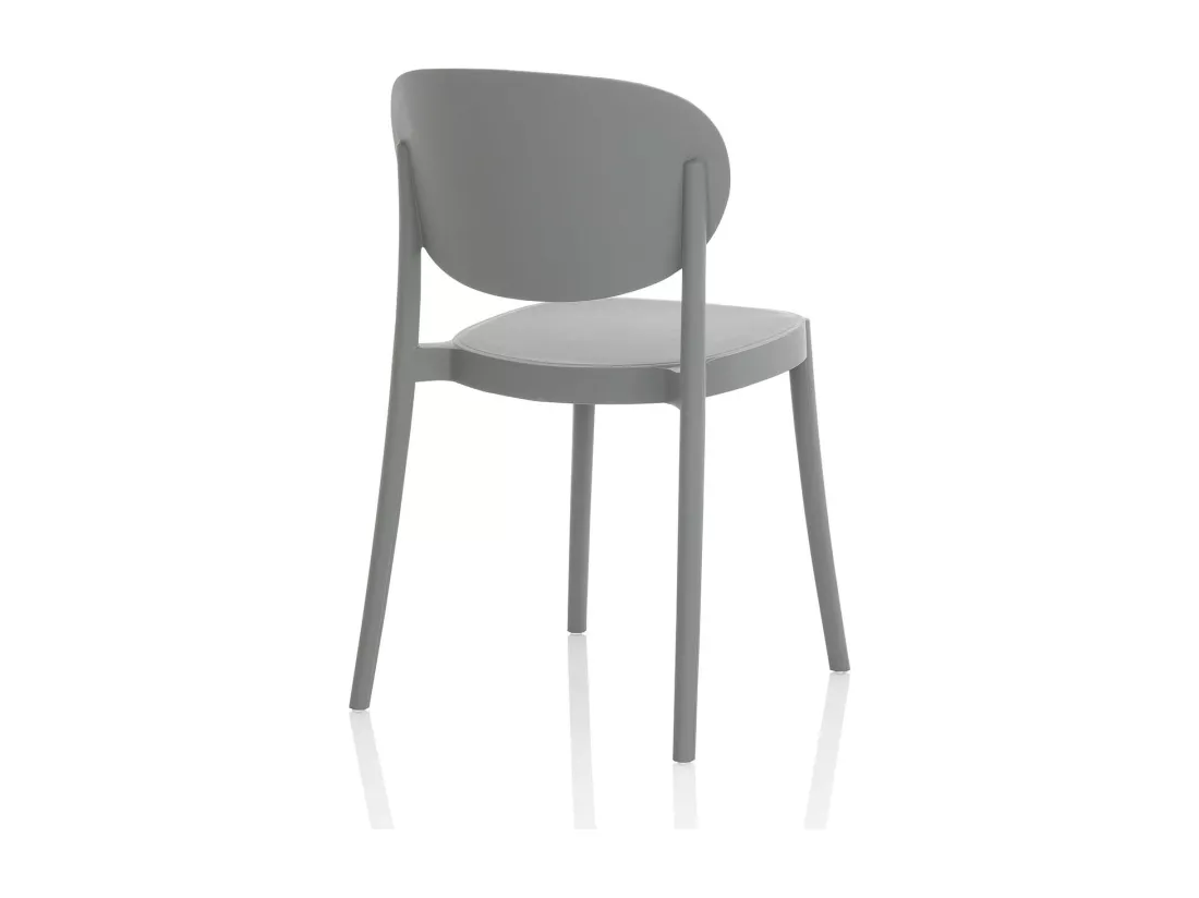 Set de 4 Chaises d’intérieur/extérieur EVA gris