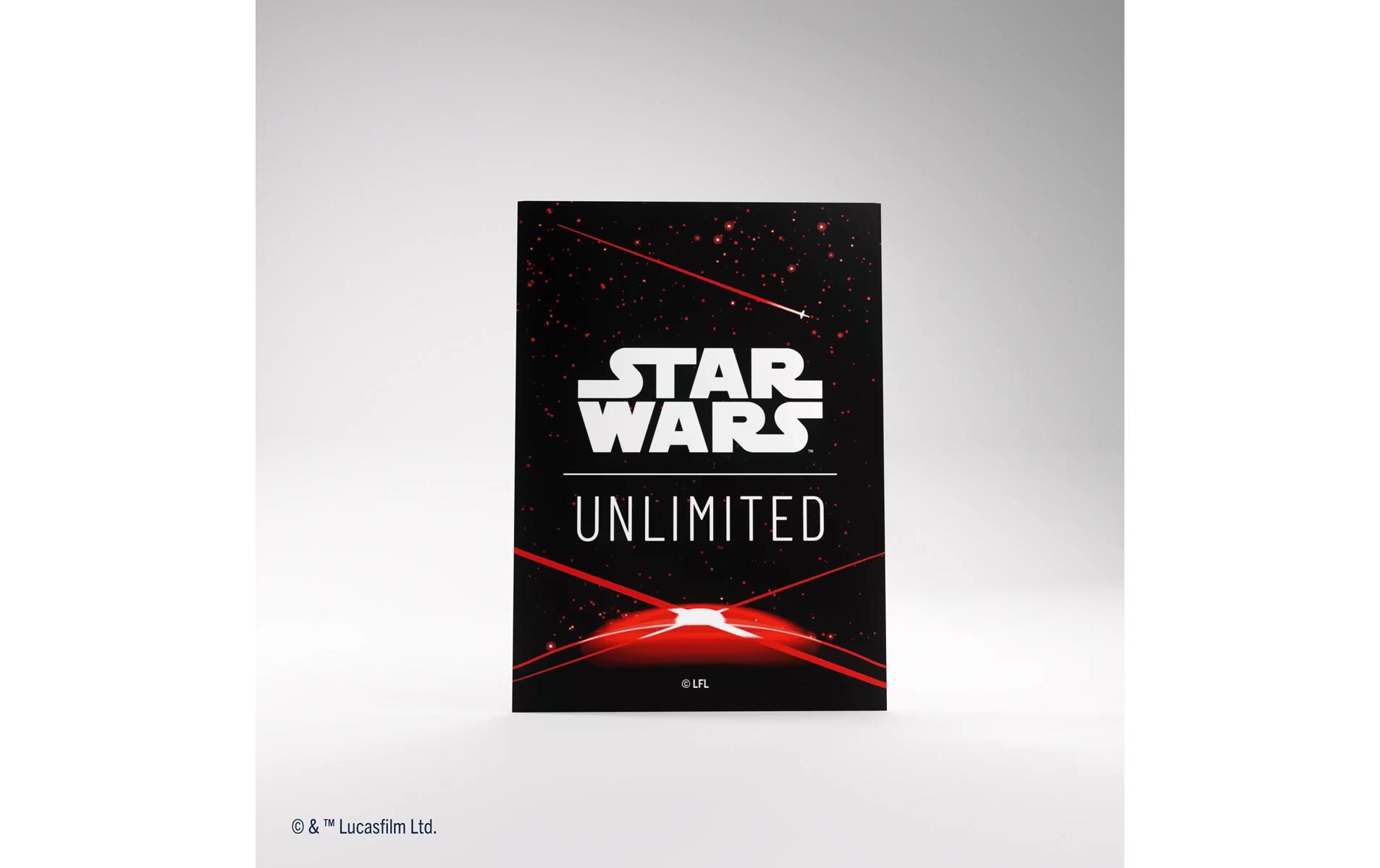 Kartenhülle Art Sleeves Space Red 60 +1 Stk.Bedruckte Kartenhüllen in Standardgrösse