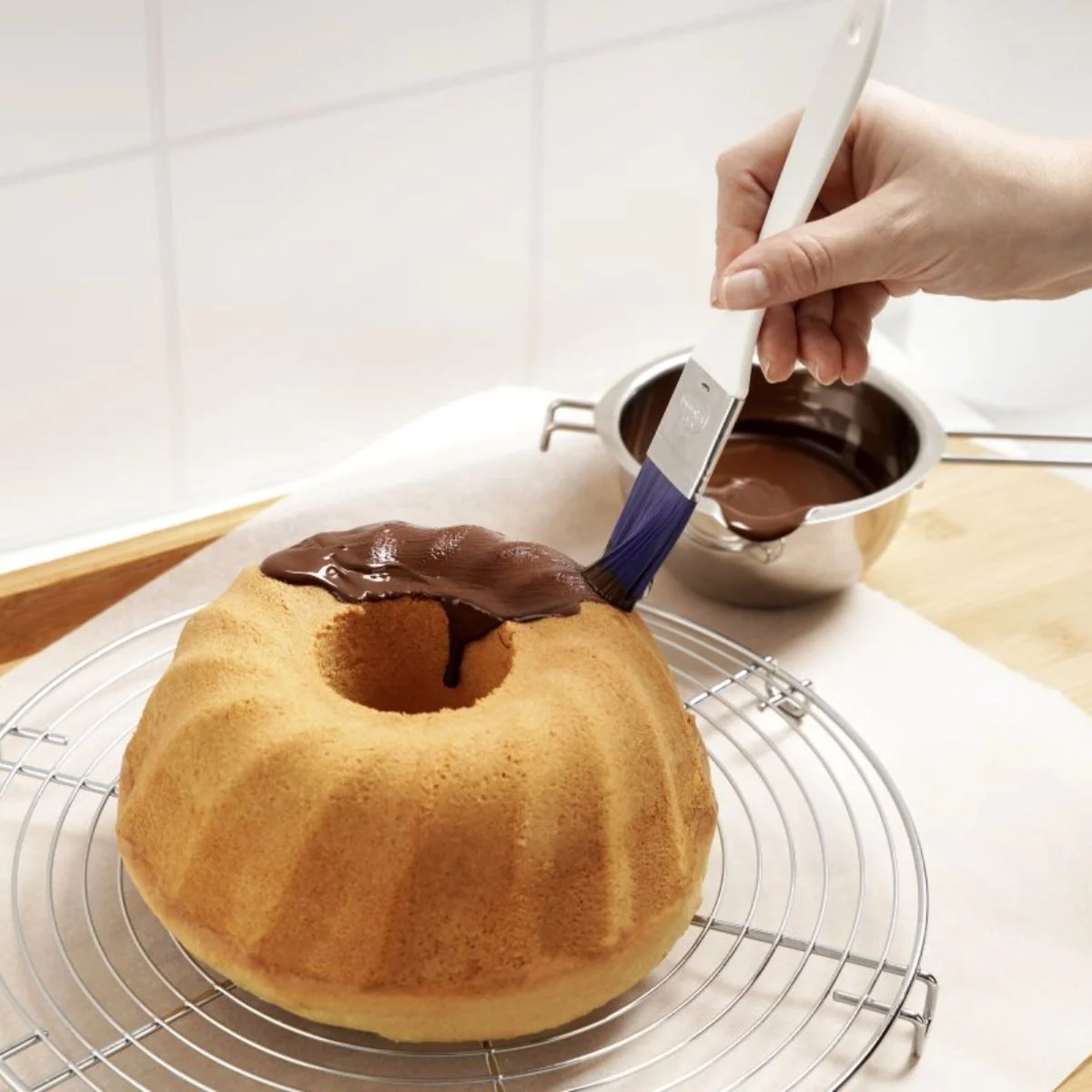 Pinceau de cuisine et de pâtisserie antiadhésif de 20 cm Dr. Oetker Di