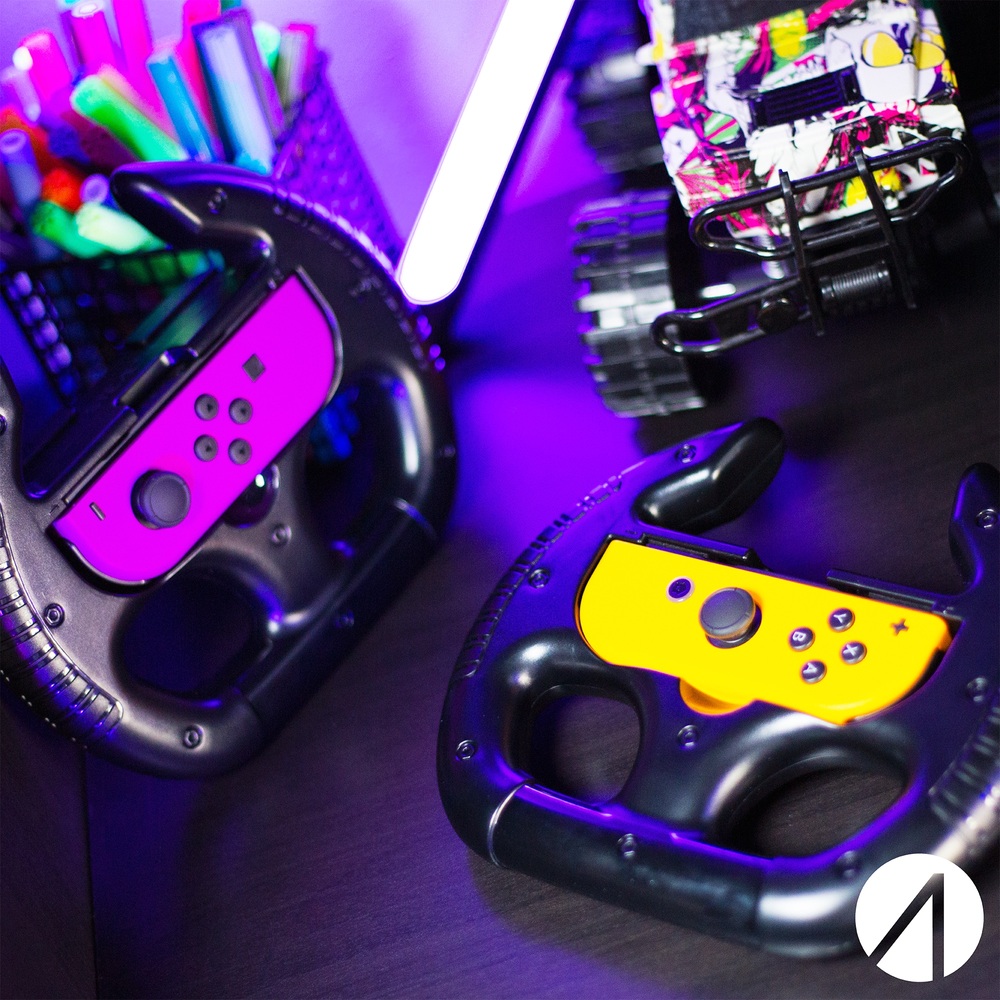 Stealth Nintendo Switch & Switch OLED Joy-Con Rennlenkrad Doppelpack