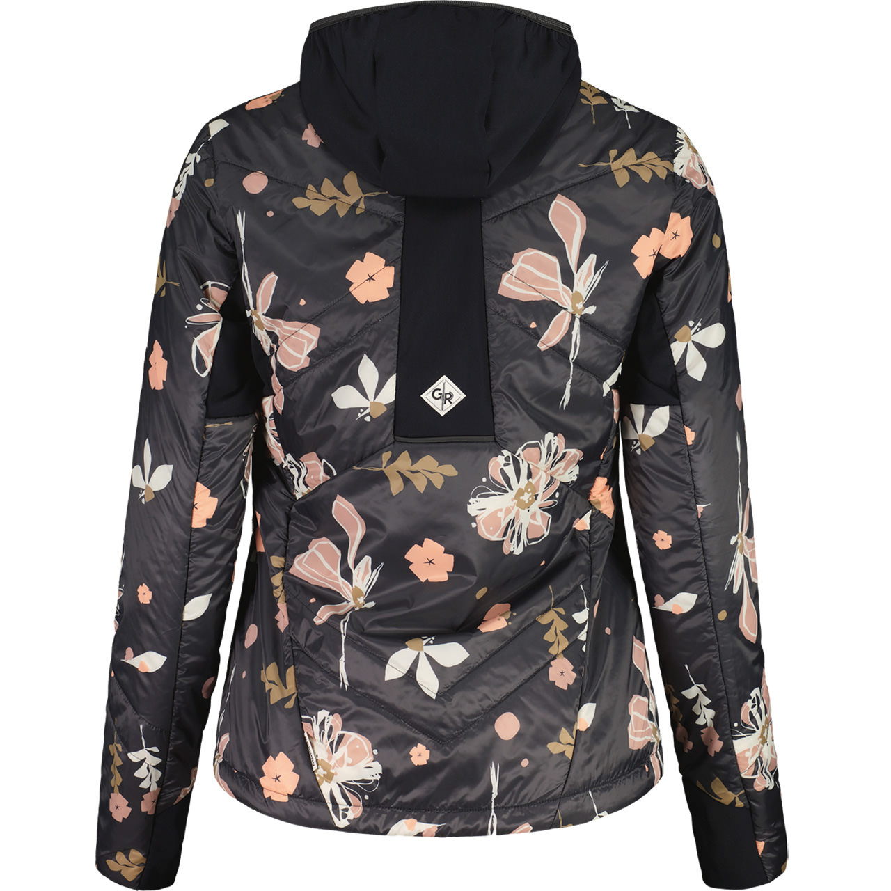 Maloja Damen Nordic Puffer Jacke TREVISOm deep black flora | Isolation | Skitourenbekleidung | Damen | XSPO-Fashion