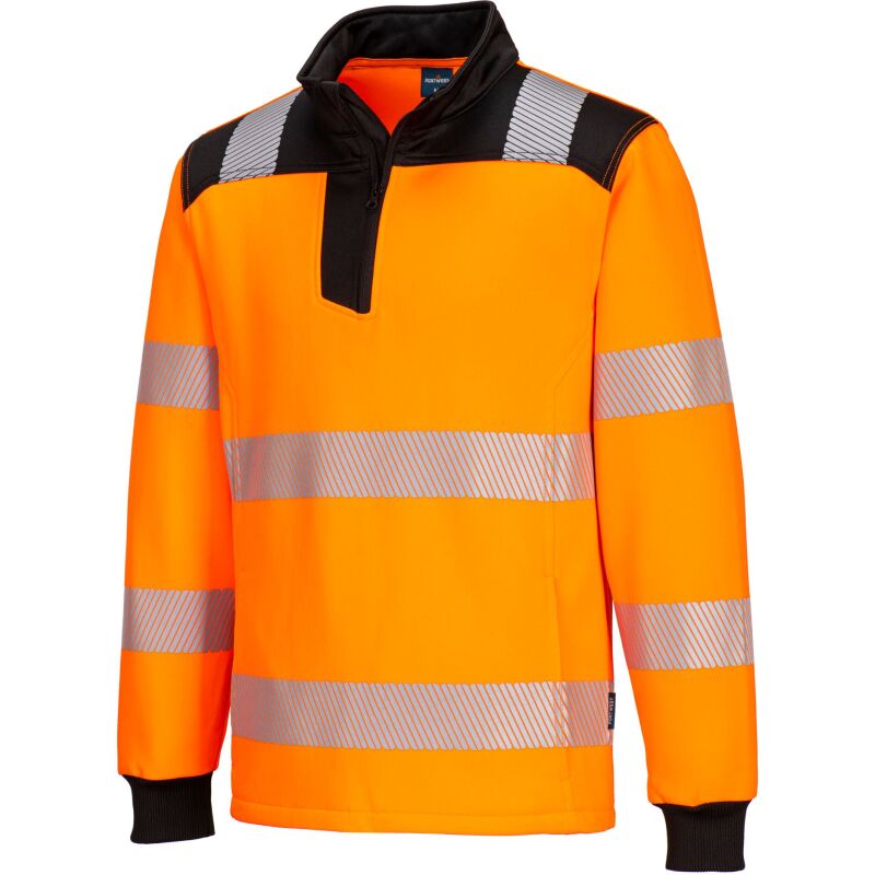 Portwest PW326 PW3 Hi-Vis Sweatshirt Zippé