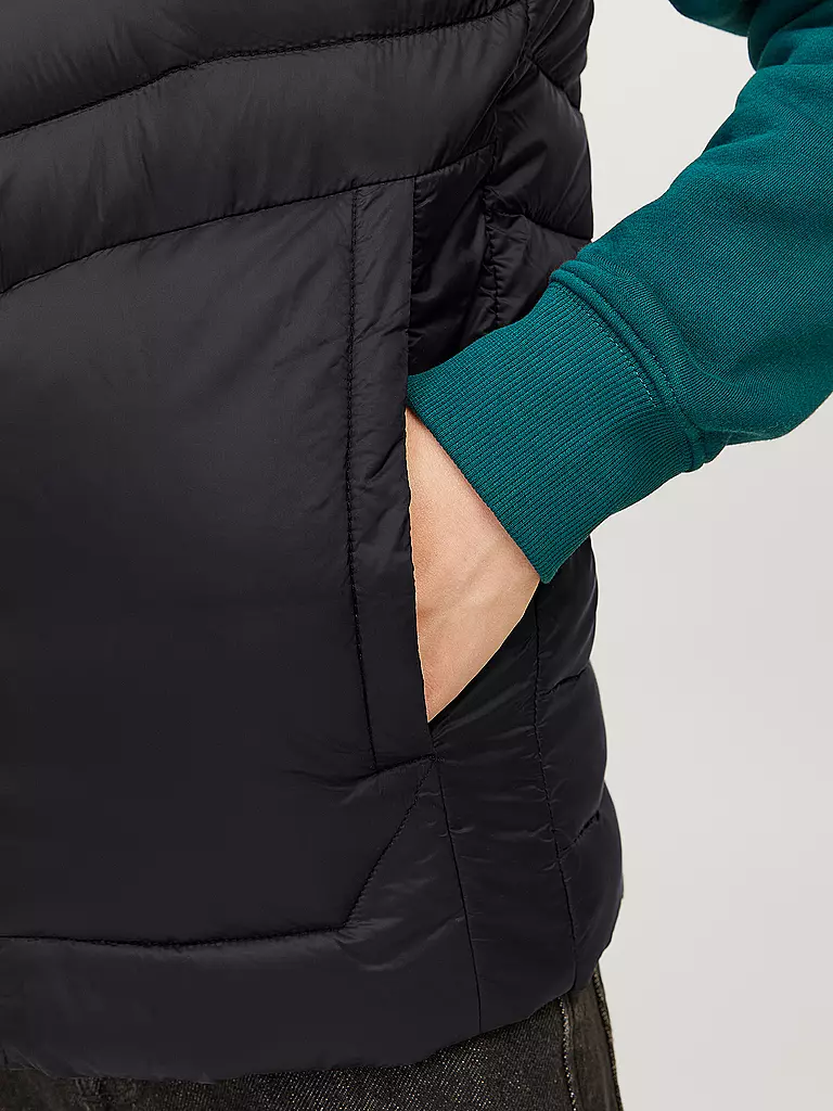 JACK & JONES Jungen Steppgilet JJESPRINT PUFFER schwarz