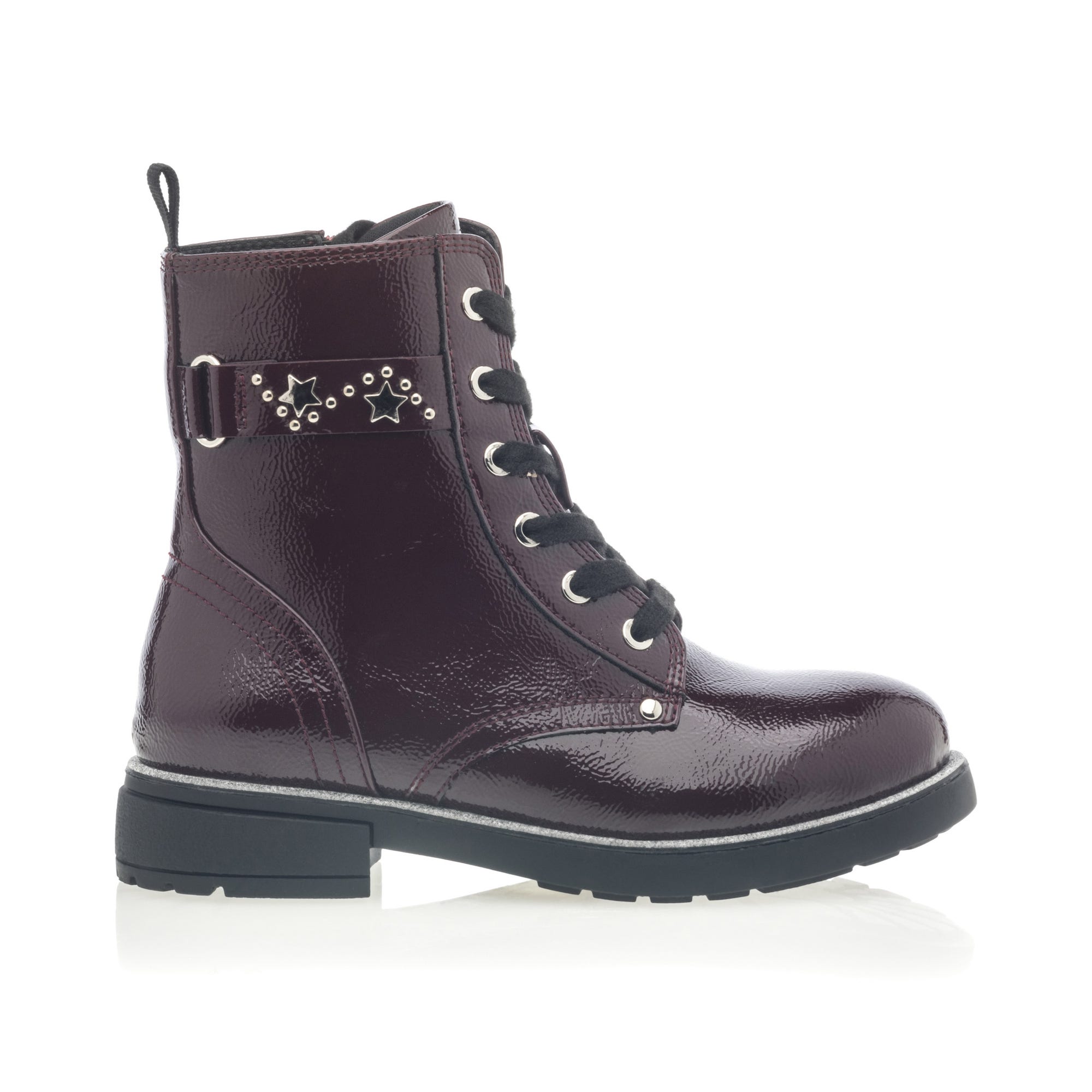 Boots Fille bordeaux
