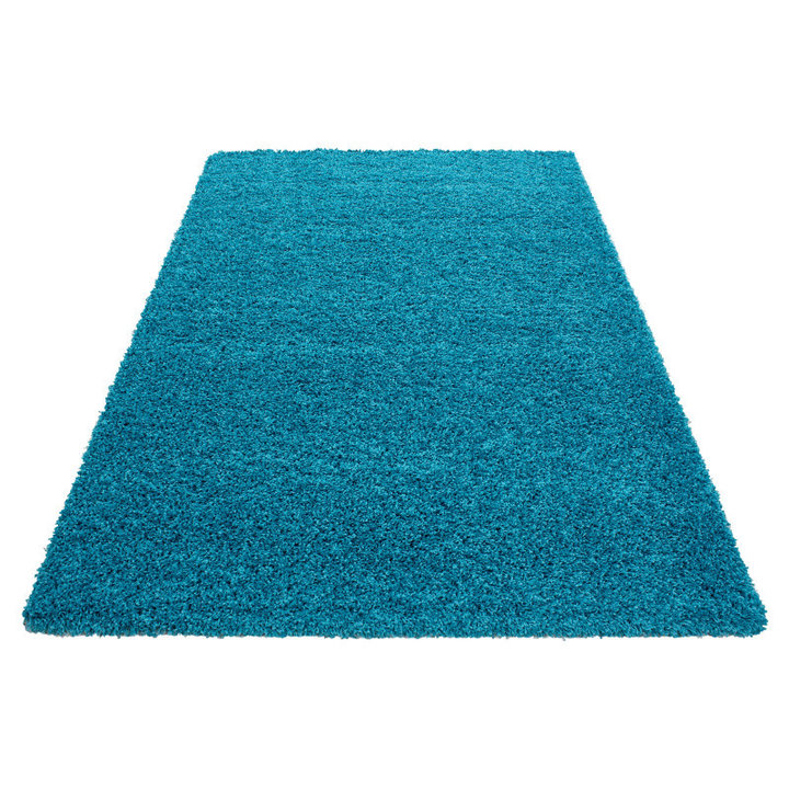 Hoogpolig vloerkleed - Sade Turquoise | Extreem hoge pol
