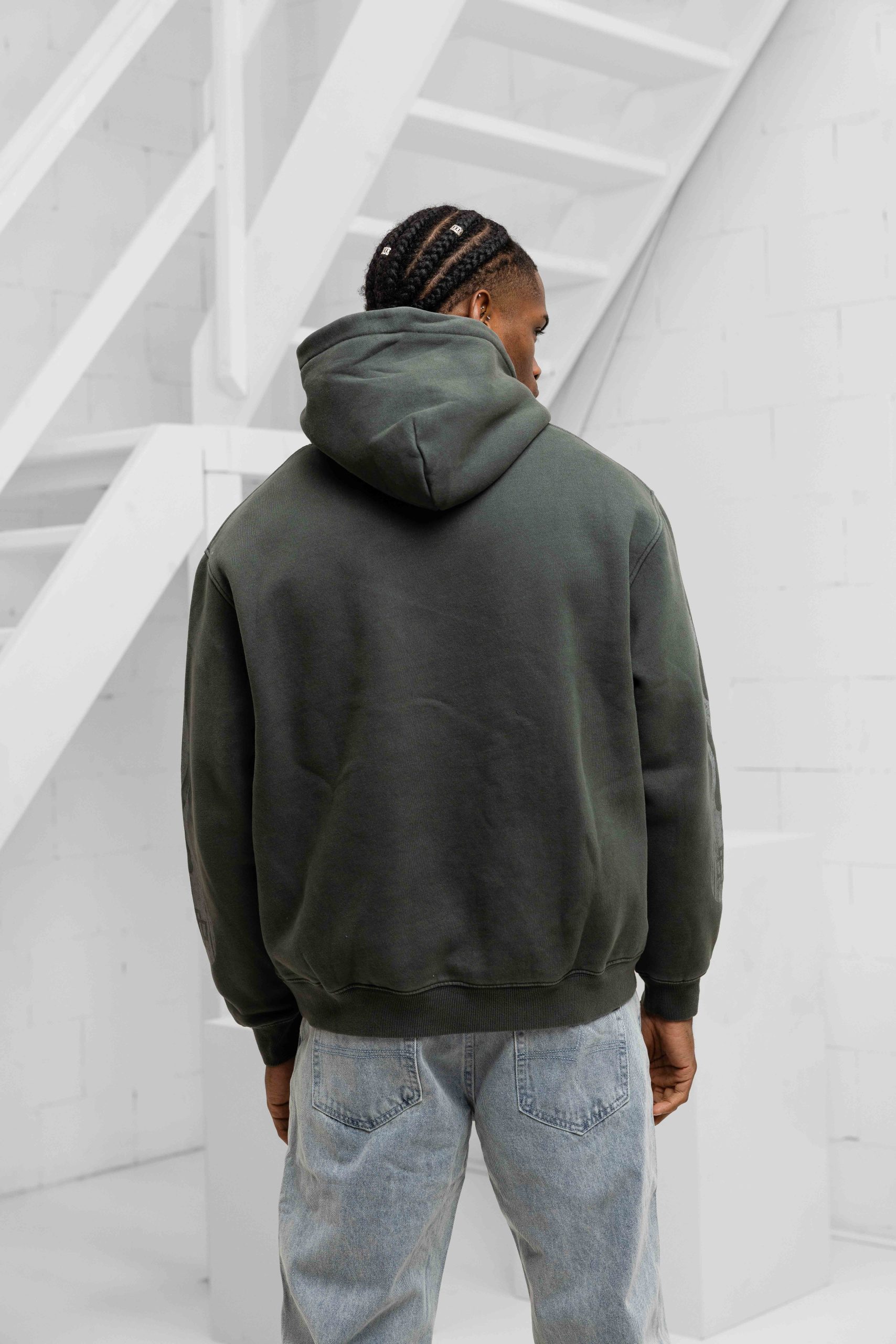 Black Bananas Mono Flame Hoodie Heren Zwart