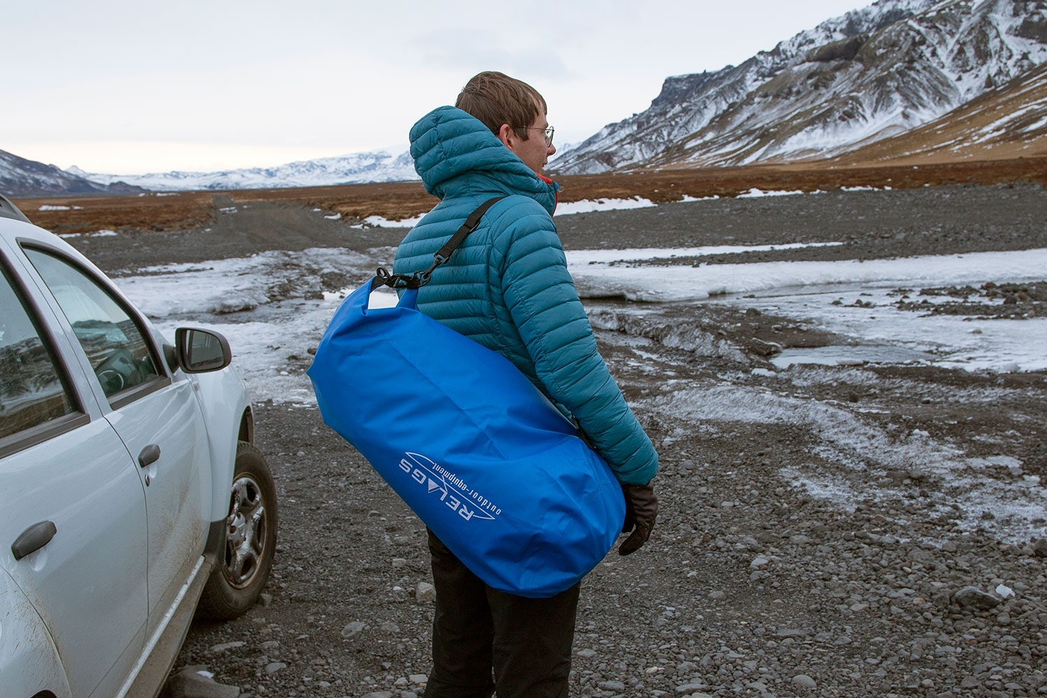 Basic Nature Packsack 500D 60 Liter blau