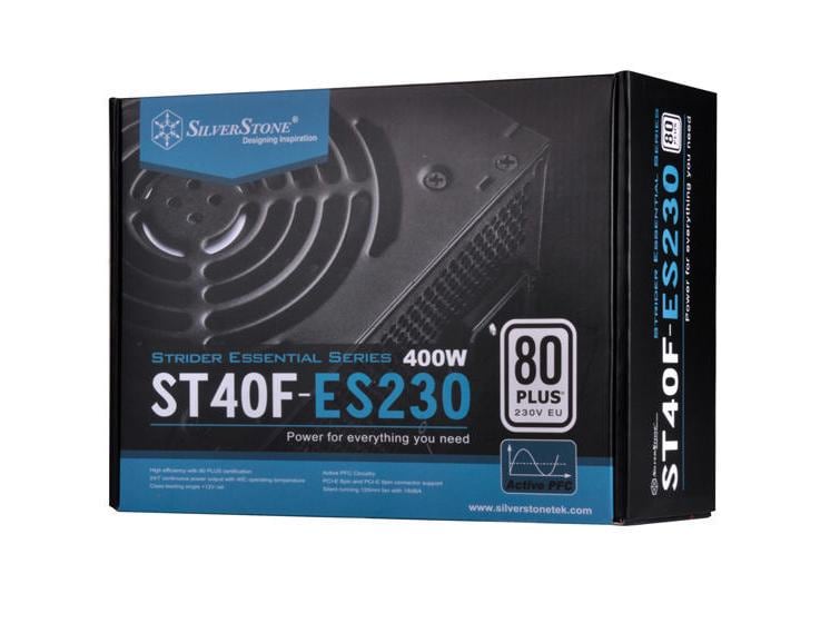 SilverStone Netzteil ST40F-ES230 400 W 400 W ATX-Netzteil, Strider Essential-Serie
