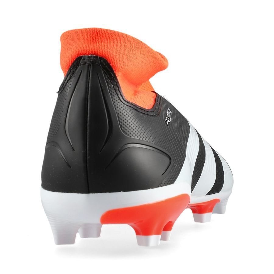 adidas Predator League Laceless FG Solar Energy - Noir/Blanc/Rouge