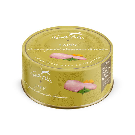 Pâtée pour chat au lapin 80g