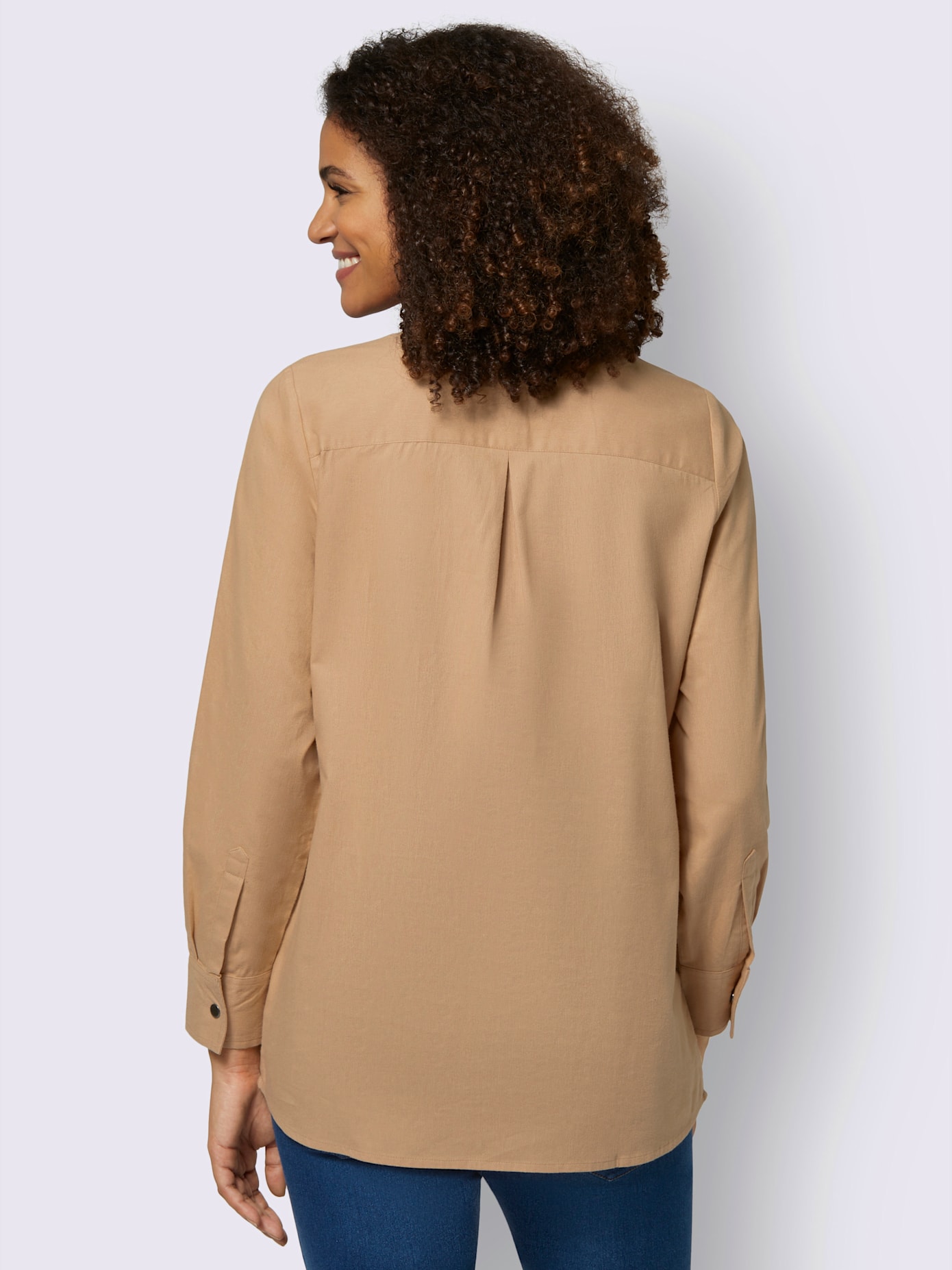 Chemisier long pur coton