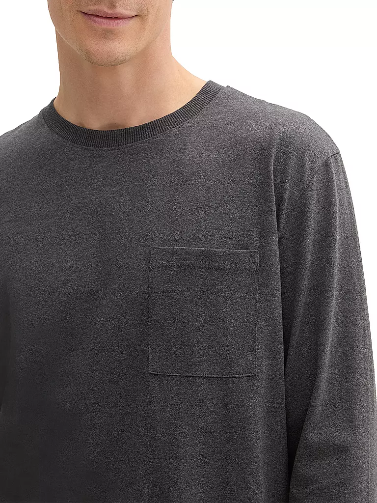 TOM TAILOR Langarmshirt grau