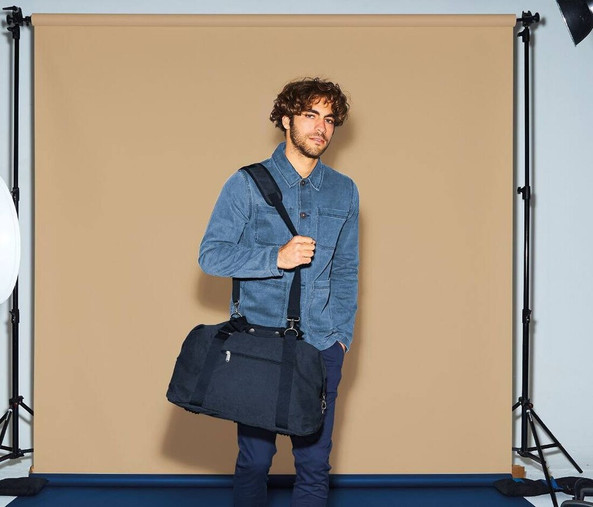 Bag Base BG650 - Sac de Voyage Vintage en Toile de Coton