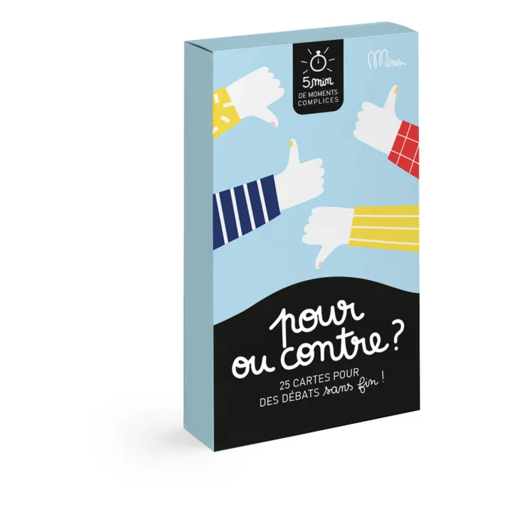 Minus Editions Jeu de cartes - Pour ou contre?