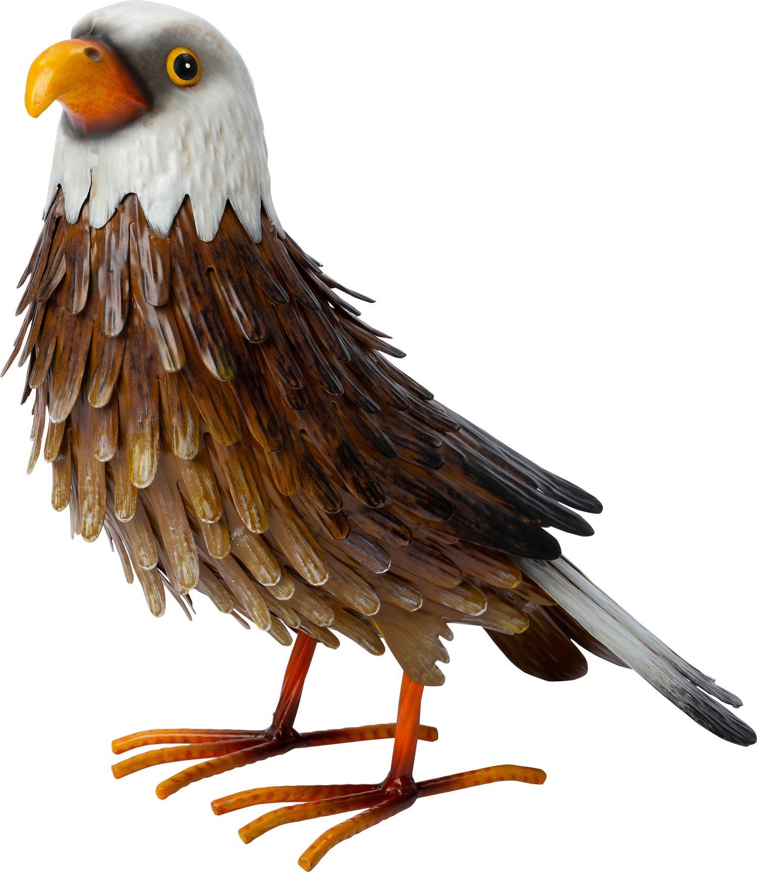 Intratuin tuinbeeld Aves arend wit / bruin 28 x 12 x 28 cm